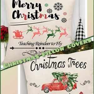 Christmas throw pillow covers
